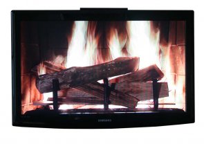 Click to enlarge: TV-Fireplace