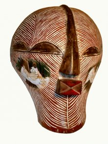 Click to enlarge: ExSouvenir: Olympia on African Mask